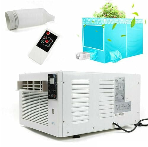 Chennnls Mini Aire Acondicionado Portátil, 750 W, Enfriador de Aire Personal, Pequeño, 16,34 x 11,14 x 8,07 Pulgadas