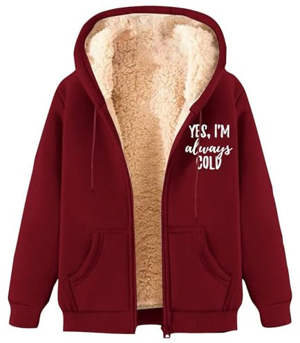 RLEHJN Outdoor Fleecejacken für Herren, Fleecejacke Mit Kapuze Elegant Winter Plüschjacke Drucken Übergangsjacke Winterjacke Wintermantel Reißverschluss Fleecepullover Warm Plüschjacke Wattierter