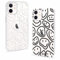 Yirlbey 2 Stück für iPhone 12 Pro/iPhone 12 6,1 Hülle Lächelnd Durchsichtig Handyhülle Aesthetic Muster Design Motiv, Weiche Anti-Kratzer TPU Bumper Dünn Schutzhülle Mädchen Transparent Case