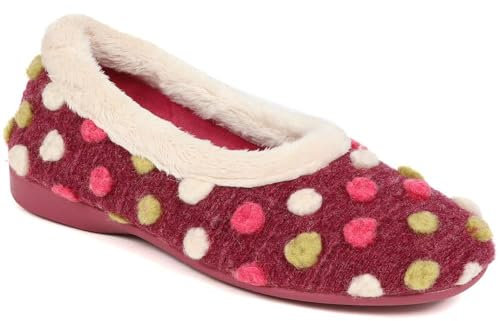Pavers Full Slippers - Pink Multi Size 8