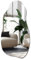 XL Dekorativer Organischer Großer Wandspiegel Unique Shape 50x100 cm Badezimmer Schlafzimmer Wohnzimmer Flur Asymmetrisches Modernes Eklektisches Design Boho Loft