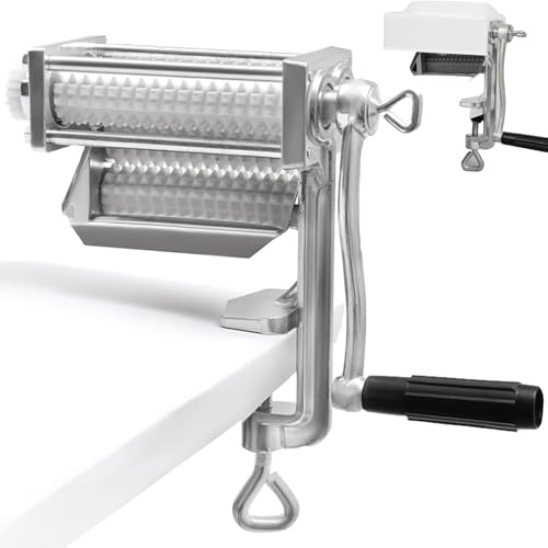 Ayolofei Steaker Meat Tenderiser, Meat Tenderiser Metal Meat Chopper Meat Tenderizer with Knife Rollers and Hand Crank, Meat Tenderiser Machine for Tenderising Meat, Chicken, Steaks