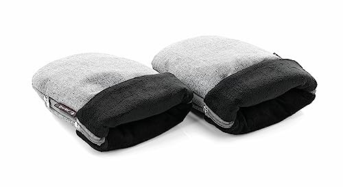 Jané Manopole con Interno Polare per Passeggino, Universale, Grigio