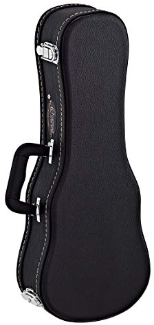 Ortega Guitars Economy Ukulele Hardcase - Tasche für Soprano Ukulele - Höhe 55 cm - Vinyl, Schwarz (OUCSTD-SO)