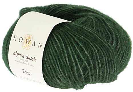 Rowan Alpaca Classic Yarn, Foliage Green (110), 25g