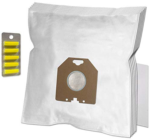 Set 5 Sacs Aspirateur + 5 Parfums + 1 Filtre pour Philips TC 415, TC 634, TC 533, TC 852, TC 515, TC 739, TC 622, TC 900