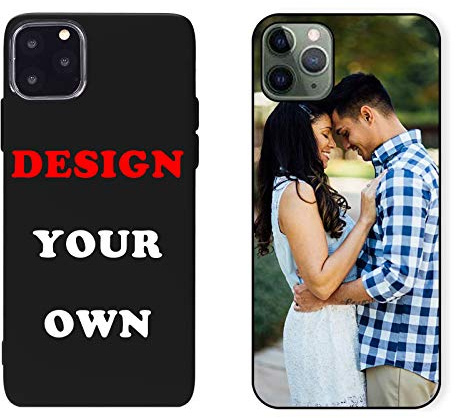 Naispanda Personalisierte Handyhülle für iPhone 11 Pro Handyhülle Benutzerdefiniert Hülle mit Eigenem Foto Bild Text Individuelle Schutzhülle Kundengerechte iPhone 11 Pro Abdeckung (TPU)