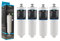 Filterlogic FFL-111B | 4x Filtro acqua interno al frigo compatibile con 3M CS-52 per Bosch, Siemens, Neff, Gaggenau frigorifero americano con cartuccia filtrante 5553629 00576336 00640565 CS-452