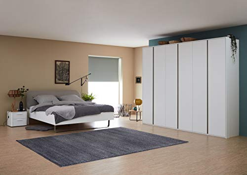 Schöner Wohnen Kollektion Pflegeleichter Wohnzimmer Teppich Pure — Antistatischer Flur und Kurzflorteppich (67x130cm, Anthrazit)