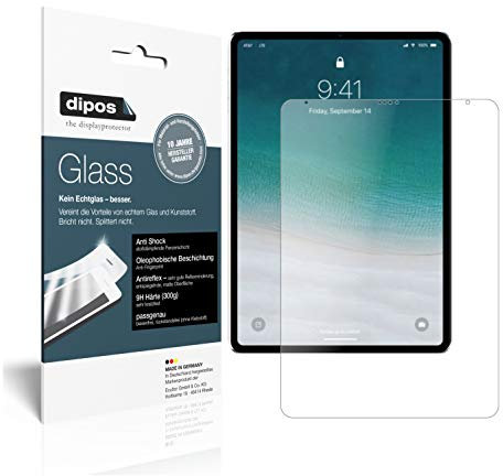 dipos I Pellicola Protettiva Opaco Compatibile con iPad PRO 12.9 Pollice (2020) Protezione Vetro Flessibile 9H