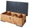 Green Feathers Garden Eco-Friendly Wooden Hedgehog Feeding Station Waterproof and Rot-Proof Outdoor Wildlife Feeder