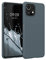 kwmobile Hülle kompatibel mit Xiaomi 11 Lite (5G) NE/Mi 11 Lite (5G) Hülle - weiches TPU Silikon Case - Cover geeignet für kabelloses Laden - Dunkler Schiefer