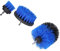 LANTRO JS Ensemble de fixation de brosse de forage Brosses de forage pour autolaveuse pour voiture Cuisine Salle de bain Douche 3 pièces Bleu