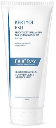 Ducray KERTYOL P.S.O., Psoriasis Balsam für Gesicht und Körper, Schuppenflechte Salbe gegen Juckreiz, Schuppen und zur Beruhigung gereizter Haut, klinisch getestet, 200 ml
