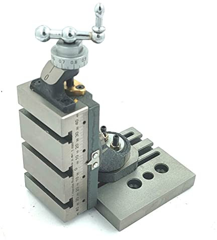 Assorts Mini scorrevole verticale di fresatura con piastra di base, montaggio diretto su 7 x 14 mini tornio (tipo girevole - senza morsetti)