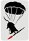 FINGERINSPIRE Banksy Paracute Ratte Schablone 29,7 x 21,1 cm Paracute Maus Schablone Kunststoff Banksy Malerei Schablone Wiederverwendbare Banksy Maus Muster Schablonen zum Malen auf Holz, Boden, Wand