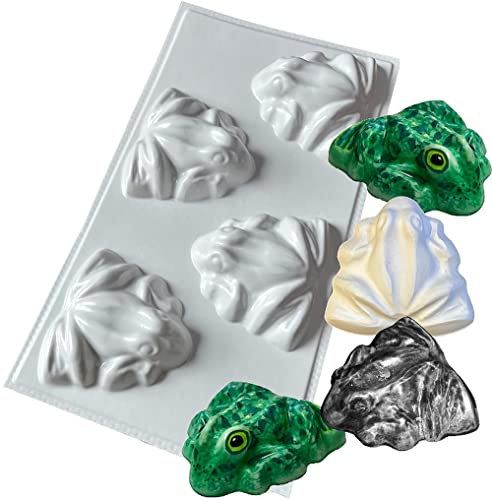Frogs Plaster Or Concrete Mould 4 Cavity Garden Mold