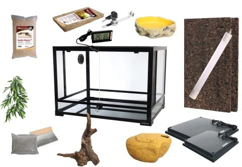 Komplettset: Für Königspythons (100x50x50cm) (Änderung) Terrarium OHNE! Terrarium