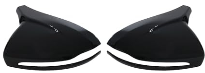 OMAC Spiegelkappen Spiegelabdeckung kompatibel mit Mercedes AMG C190 GLA GLB W222 W204 W247 W213 C217 Glanz