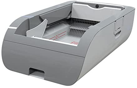 Intelligent Automatic Litter Box, Electric Cleaning Cat Toilet, Large Shovel Machine, APP Remote Control,Grey