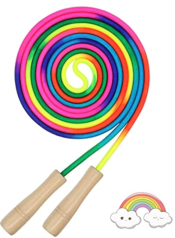 Lange Springseil, Springseil Sport, 5M Springseil für Mehrspieler, Gruppen Seil für Kinder und Erwachsene Seilspringen (B)