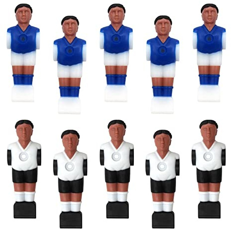 Harilla 10 Stücke Kicker Männer Ersatz Fußball Tisch Kicker Mini Puppe Tisch Fußball Männer Fußball Spieler Spielzeug