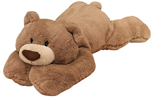 GUUIESMU Weighted Anxiety Stuffed Animal Cuddly Toy for Stress Relief,Weighted Stuffed Animal for Anxiety,Anxiety Kuscheltier Gewicht FüR Erwachsene,for Stress Relief (Brown Bear,75cm)
