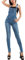 Toocool Salopette jeans donna overall tuta intera jumpsuit pantaloni XM-987 [M,CY-33 blu]