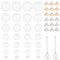 PH PandaHall 42pcs Mini Globe en Verre Transparent, Boule de Verre Souhait avec Bouchons Breloque de Boule Remplissable Ornements Suspendus Clair pour Été DIY Pendentif Breloques Boucles D'oreilles
