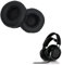 Cuscinetti auricolari di ricambio in pelle memory foam per cuffie Philips Fidelio X2 - nero