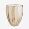 Madam Stoltz Vase Blumenvase Glasvase mit Streifen Skandi