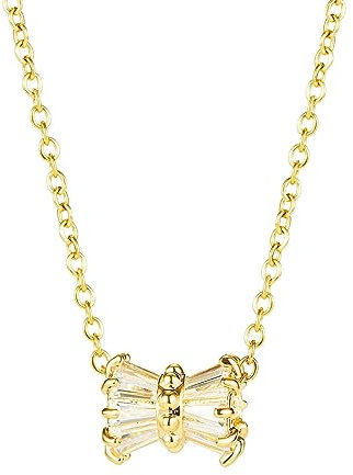 YAHOYA woman rose gold stainless steel copper yellow diamond jewelry pendant necklace for girl