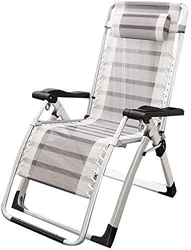 PACUM Liegestühle Sun Lounge Tragbarer Outdoor-Klappbarer Klappbürostuhl Einfacher Siesta-Gartenstuhl Freizeit-Campingstuhl Strandkorb Belastung 200 kg Sonnenliegestuhl Der Neue Warm as Ever