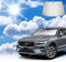 Coleya Parasol para Coche Compatible con Volvo XC60 2018-2025, Parasol para Parabrisas Delantero de Coche, Accesorios Volvo XC60 Protección Solar, Protección UV, Plegable