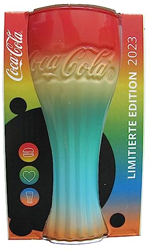 Coca C o l a & Mc Donald´s - Edition 2023 - Glas - Regenbogen