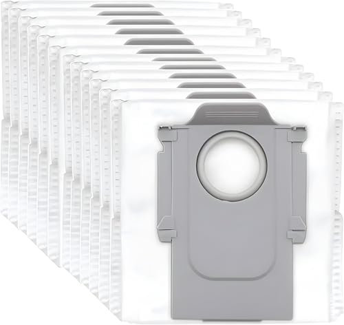 12x Staubsaugerbeutel kompatibel mit Roborock Q5+, Q7+ und Q7 Max+, S7 MaxV Ultra, S7 Pro Ultra Staubbeutel Saugstation