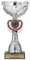 Pokale 6er Serie AK5234 Silber/rot 17,5 cm
