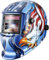 Maschera per Saldatura ad Energia Solare Autoscurante Oscurante Autoalimentato Gamma di Ombre Regolabili DIN4/9-13 Protezione UV/IV Maschera da Saldatore Casco Saldatura per MIG TIG MAG MMA (Aquila)