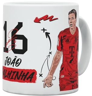 FC Bayern München I Tasse Joao Palhinha I Weiß I 0,3l I Fußball
