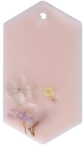 3PCS Aromatherapy Wax Block, Rose Petals Wax Melts Air Freshener Cubes Rose Aromatherapy Block for Car Wardrobe Living Room (Hexagonal)