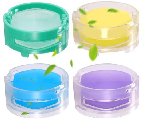 4 Pack Anti Odour Cartridge for Shark, Stratos Anti Odour Cartridge, Air Freshener Refill Compatible with Hz3002 Iz862h Az3002 and Other Models