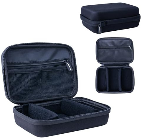 LENS-AID Organizer Case für Technik-Zubehör: Kompaktes Hardcase für Kabel, Akkus, Ladegerät, Powerbank, SD-Karten, USB-Stick & Festplatte – stoßfeste Reise-Schutztasche aus Eva