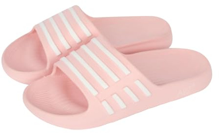 A2Z Mens Womens Boys Girls EVA Sliders Soft Lightweight Pool Slides Non Slip - Slider 1306 Baby Pink 3 UK