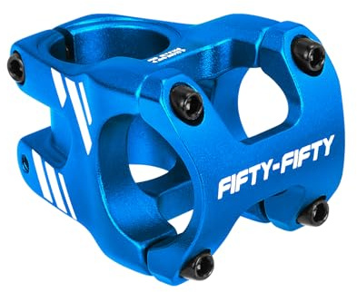 FIFTY-FIFTY Mountainbike Vorbau, kurzer MTB Vorbau aus Aluminiumlegierung | Geeignet für 1-1/8-Zoll-Lenkrohr, Fahrradlenker mit 31,8 mm Durchmesser, passend für All-Mountain, Enduro, Downhill
