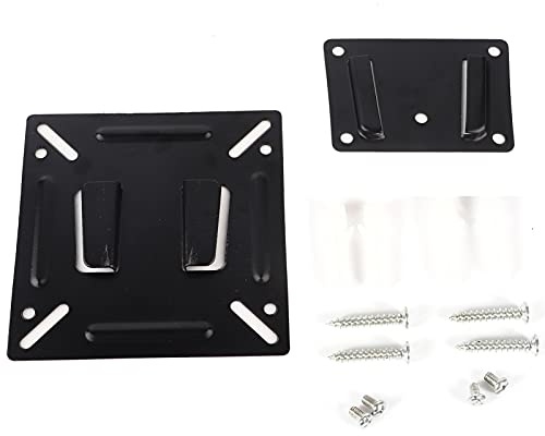 lvifloae Tablette pour Moniteur TV, Support Mural pour téléviseur LED, Moniteur Mural de 12 à 24 Pouces, Support, adapté aux environnements de Bureau et commerciaux, visionnage