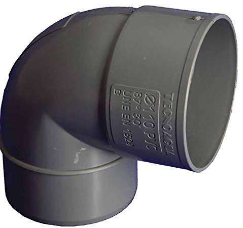Hidrotecnoagua accesorios de pvc - Codo macho-hembra 87º diámetro 160