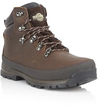 Northwest Territory Pelly Men's Waterproof Walking/Hiking Boots (Dark Brown, 10 UK, numeric_10)