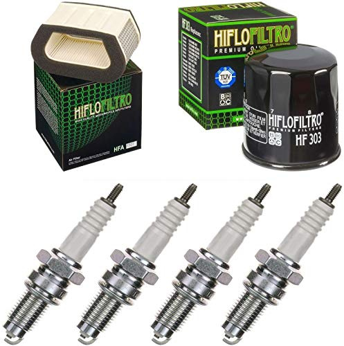 Luftfilter Ölfilter Zündkerzen für YZF-R1 1000 Baujahr 1998-2001 Servicekit Wartungskit