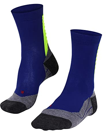 FALKE Herren Laufsocken Achilles M So Funktionsmaterial schützt die Achillessehne 1 Paar, Blau Athletic Blue 6451, 42-43