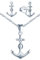 INFINIONLY Damen Mädchen Halskette Anhänger Ohrringe, 925 silber schmuck-sets, Anchor halskette ohrringe, anhänger ohrstecker mit anker und unendlichkeitssymbol, damen schmuck-set, silber